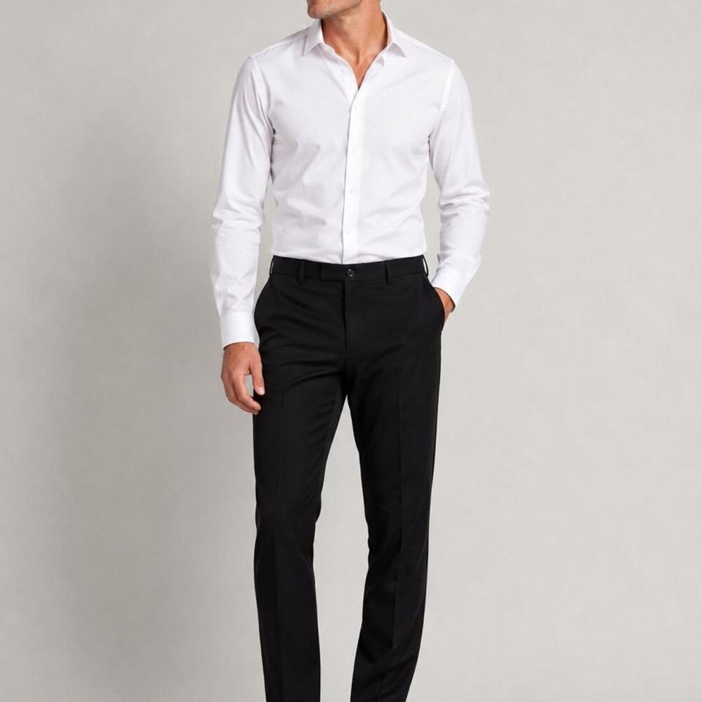 Dockers premium black pleated pants